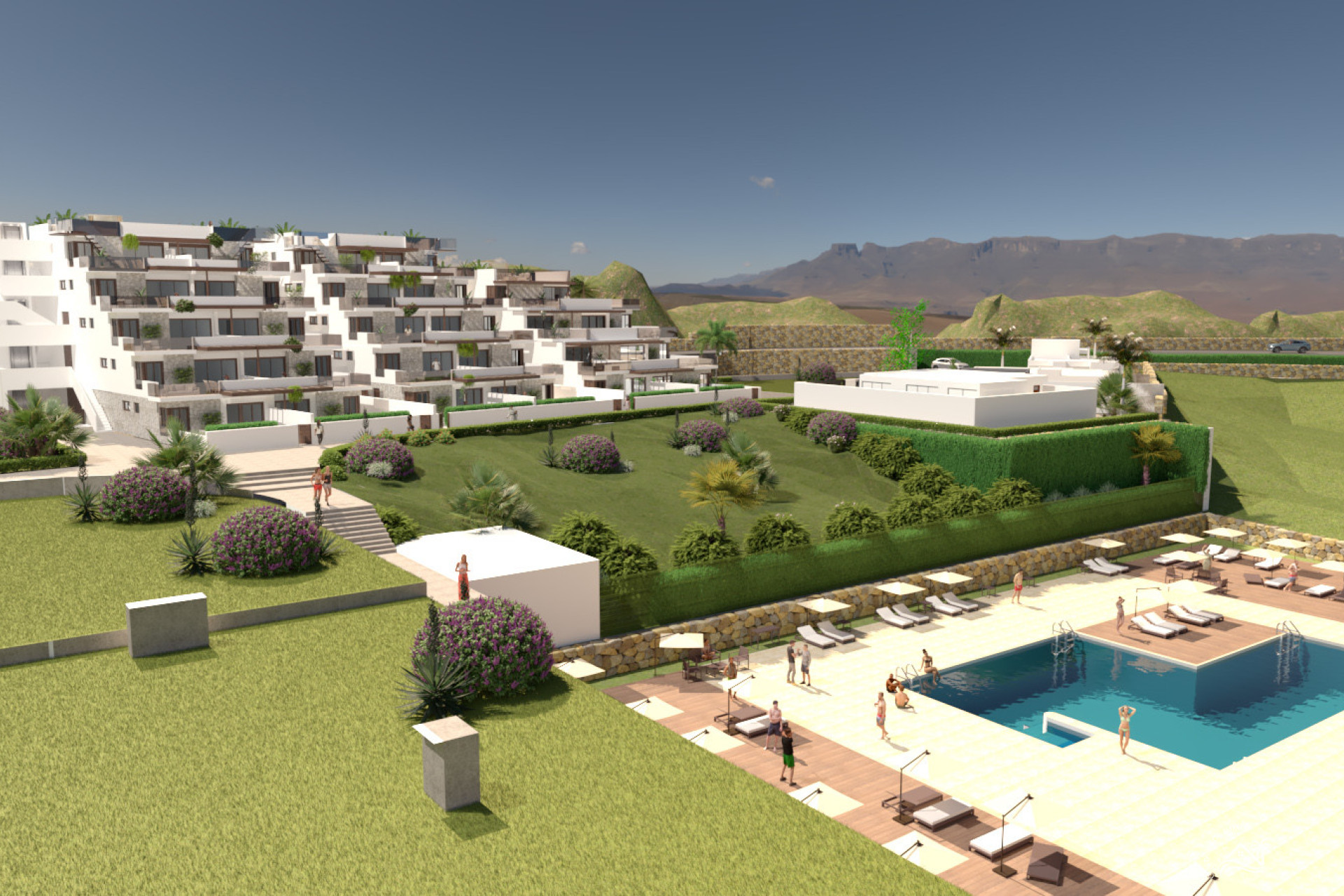 Neue Gebäude - Wohnung -
Vera Playa